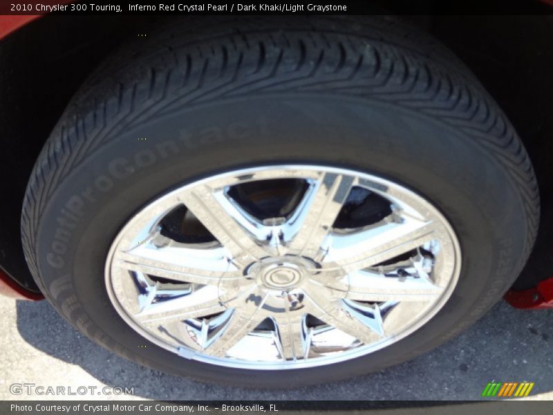 Inferno Red Crystal Pearl / Dark Khaki/Light Graystone 2010 Chrysler 300 Touring