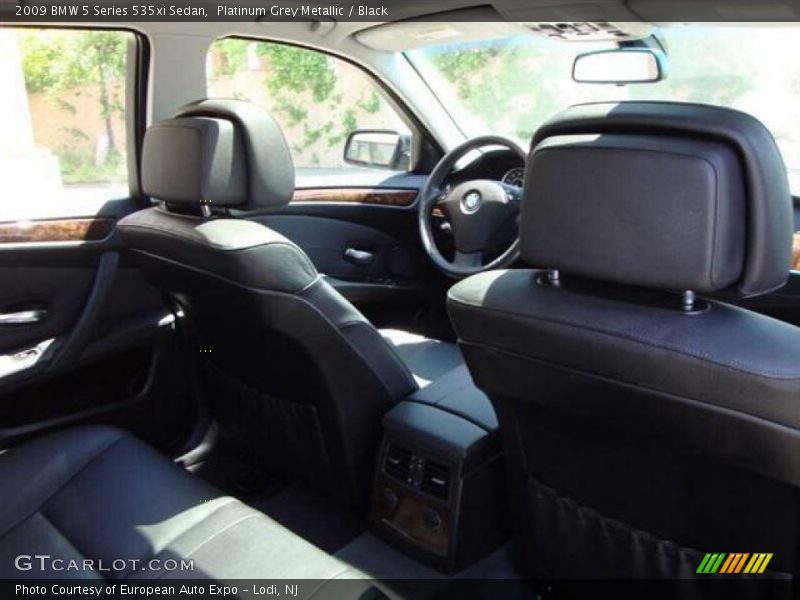 Platinum Grey Metallic / Black 2009 BMW 5 Series 535xi Sedan