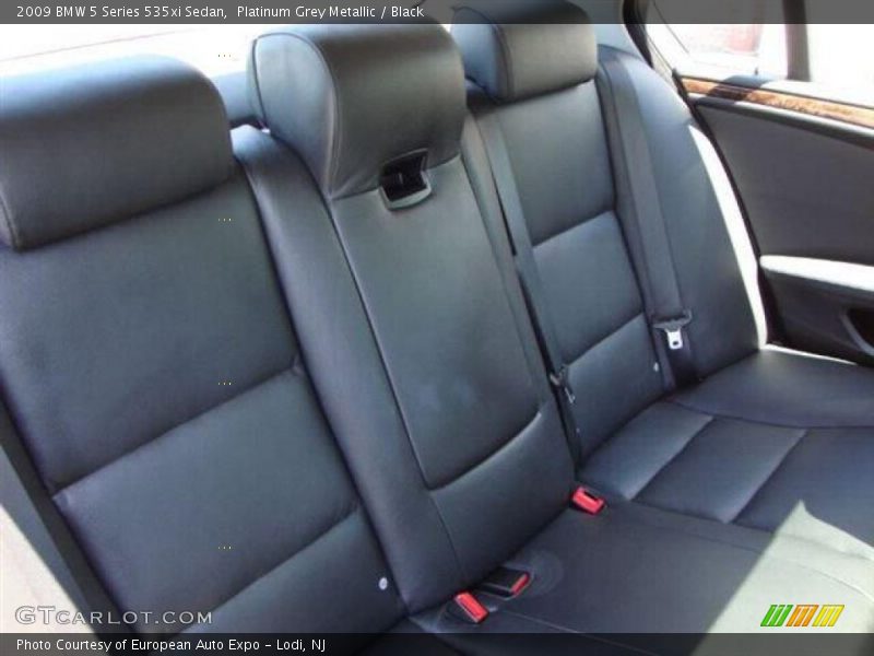 Platinum Grey Metallic / Black 2009 BMW 5 Series 535xi Sedan