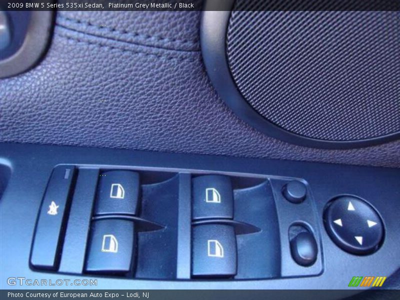 Platinum Grey Metallic / Black 2009 BMW 5 Series 535xi Sedan