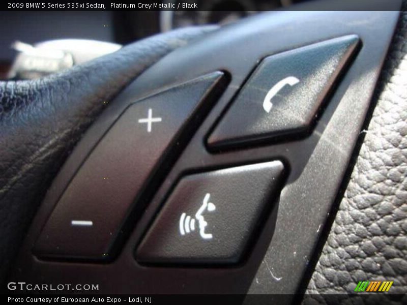 Platinum Grey Metallic / Black 2009 BMW 5 Series 535xi Sedan