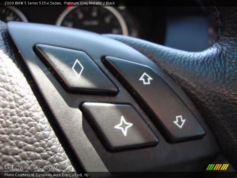 Platinum Grey Metallic / Black 2009 BMW 5 Series 535xi Sedan