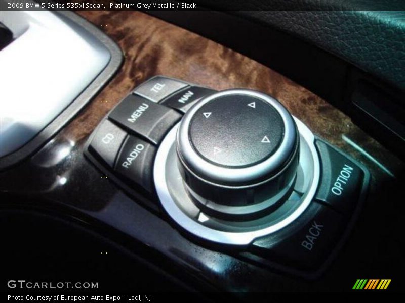 Platinum Grey Metallic / Black 2009 BMW 5 Series 535xi Sedan