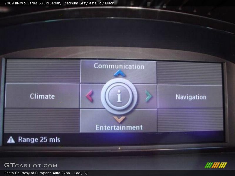 Platinum Grey Metallic / Black 2009 BMW 5 Series 535xi Sedan