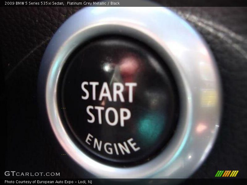 Platinum Grey Metallic / Black 2009 BMW 5 Series 535xi Sedan