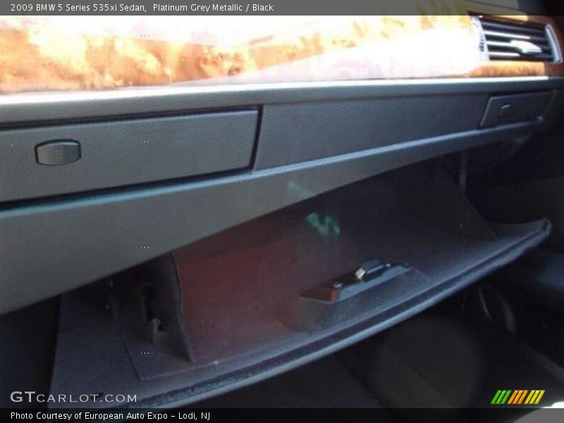 Platinum Grey Metallic / Black 2009 BMW 5 Series 535xi Sedan
