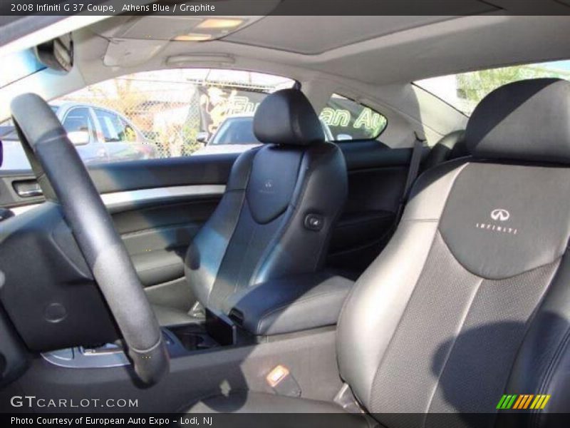 Athens Blue / Graphite 2008 Infiniti G 37 Coupe