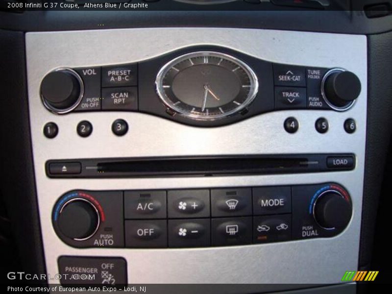 Athens Blue / Graphite 2008 Infiniti G 37 Coupe