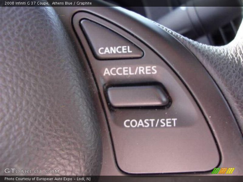 Athens Blue / Graphite 2008 Infiniti G 37 Coupe