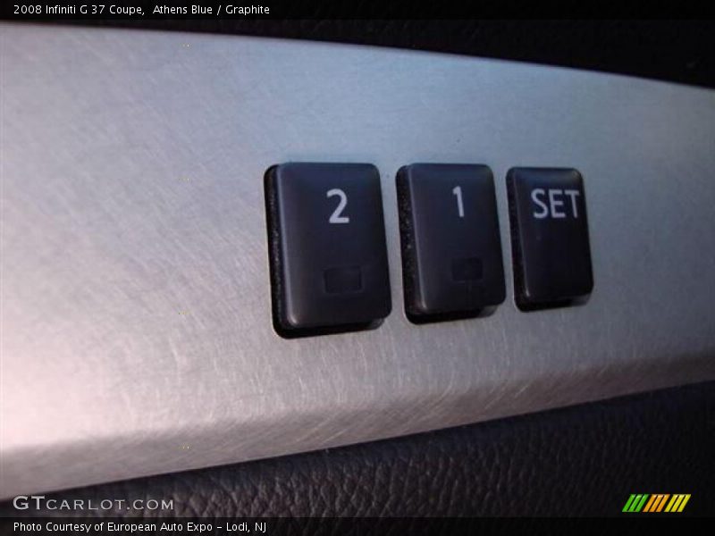 Athens Blue / Graphite 2008 Infiniti G 37 Coupe