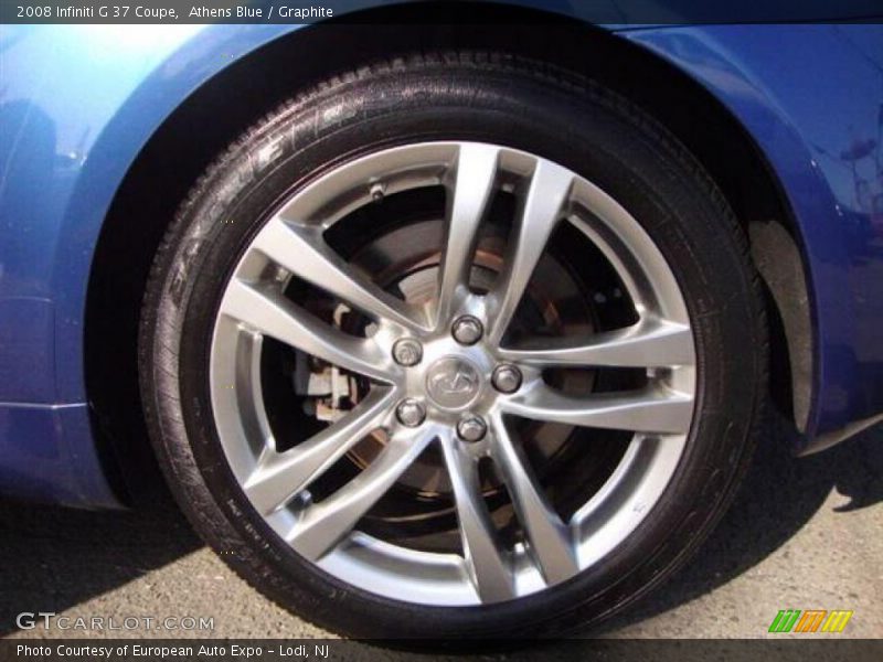 Athens Blue / Graphite 2008 Infiniti G 37 Coupe