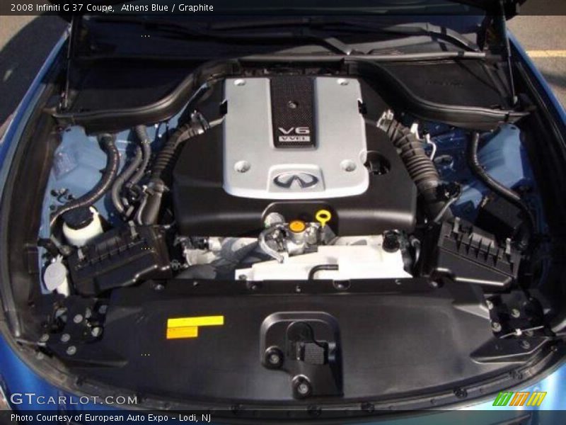 Athens Blue / Graphite 2008 Infiniti G 37 Coupe