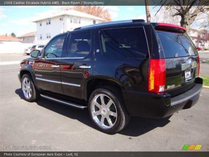 Black Raven / Ebony/Ebony 2009 Cadillac Escalade Hybrid AWD