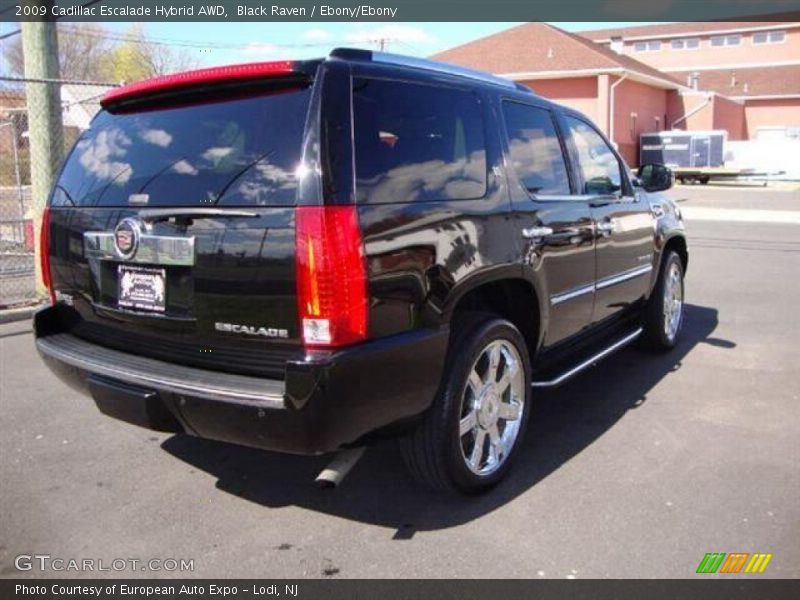 Black Raven / Ebony/Ebony 2009 Cadillac Escalade Hybrid AWD