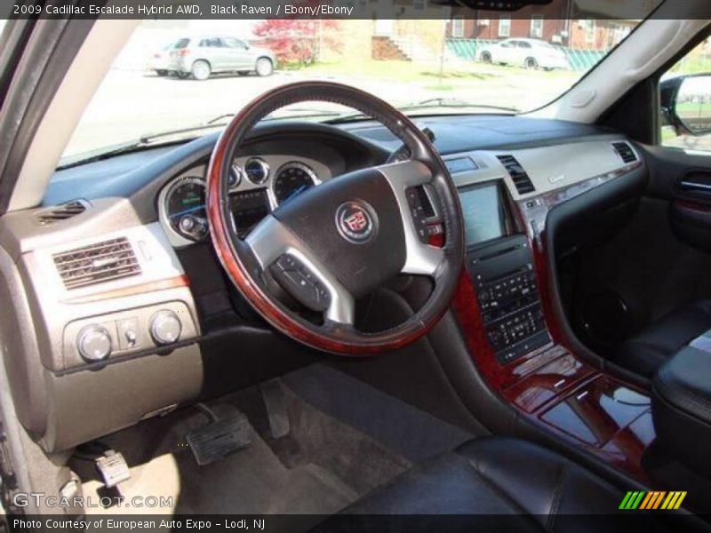 Black Raven / Ebony/Ebony 2009 Cadillac Escalade Hybrid AWD