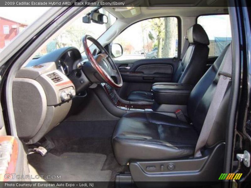 Black Raven / Ebony/Ebony 2009 Cadillac Escalade Hybrid AWD