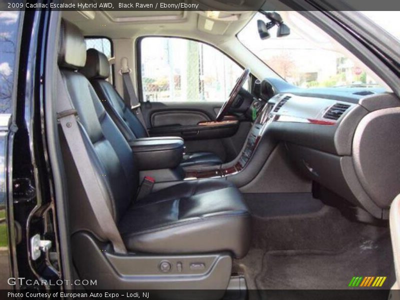 Black Raven / Ebony/Ebony 2009 Cadillac Escalade Hybrid AWD
