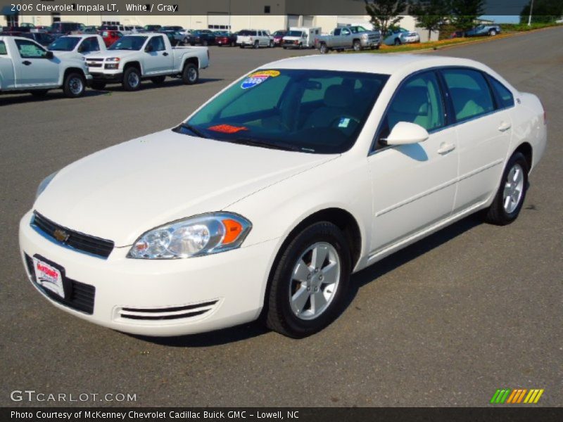 White / Gray 2006 Chevrolet Impala LT