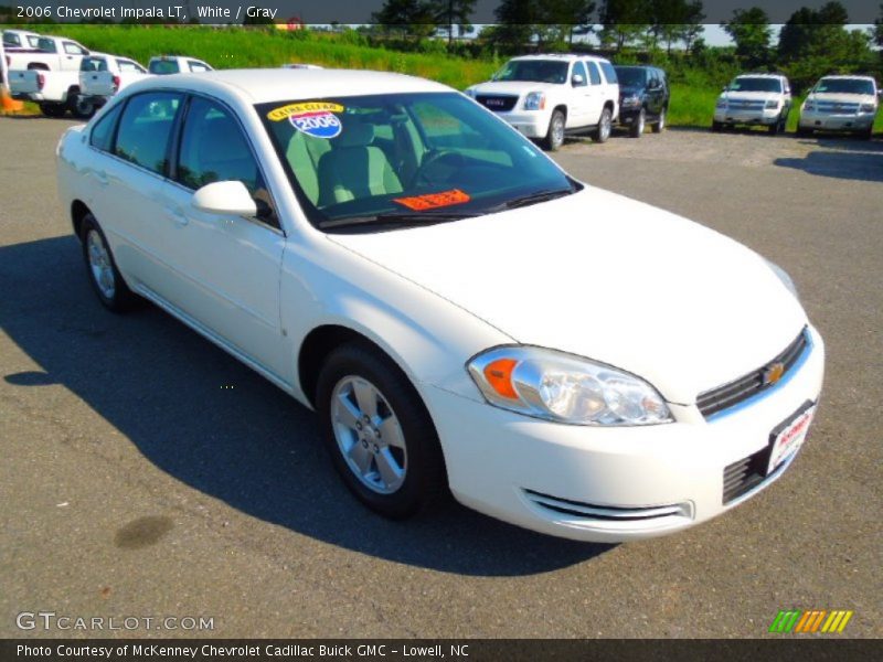 White / Gray 2006 Chevrolet Impala LT