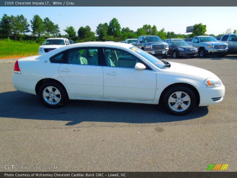 White / Gray 2006 Chevrolet Impala LT