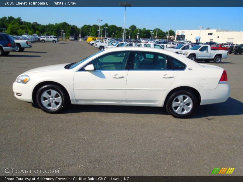 White / Gray 2006 Chevrolet Impala LT
