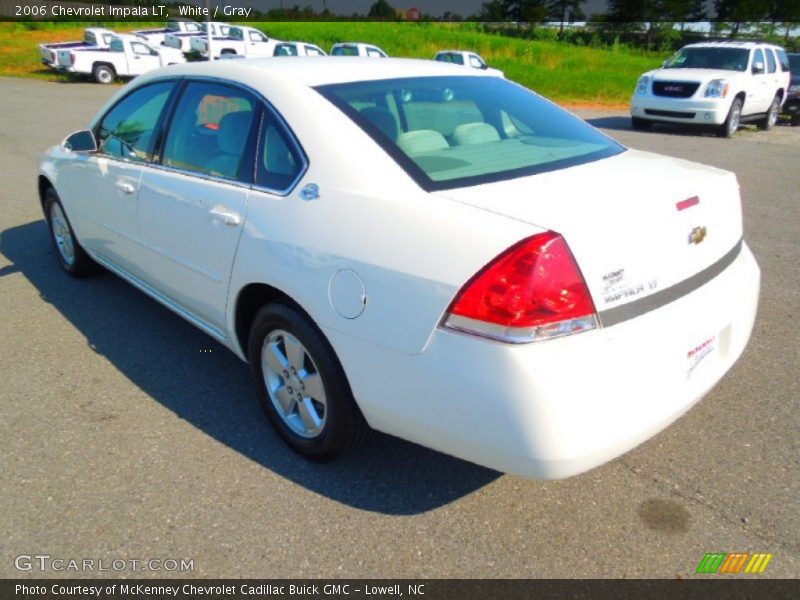 White / Gray 2006 Chevrolet Impala LT