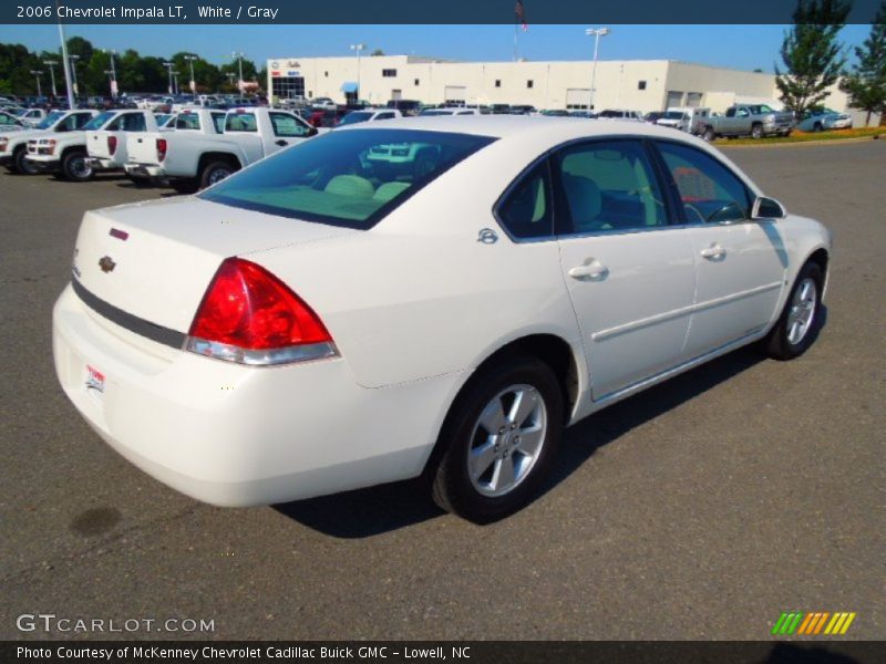White / Gray 2006 Chevrolet Impala LT