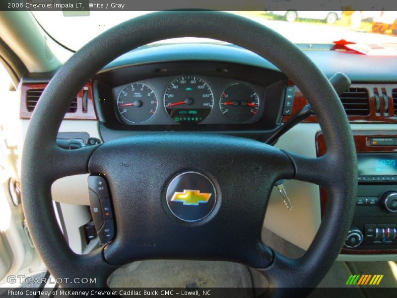 White / Gray 2006 Chevrolet Impala LT
