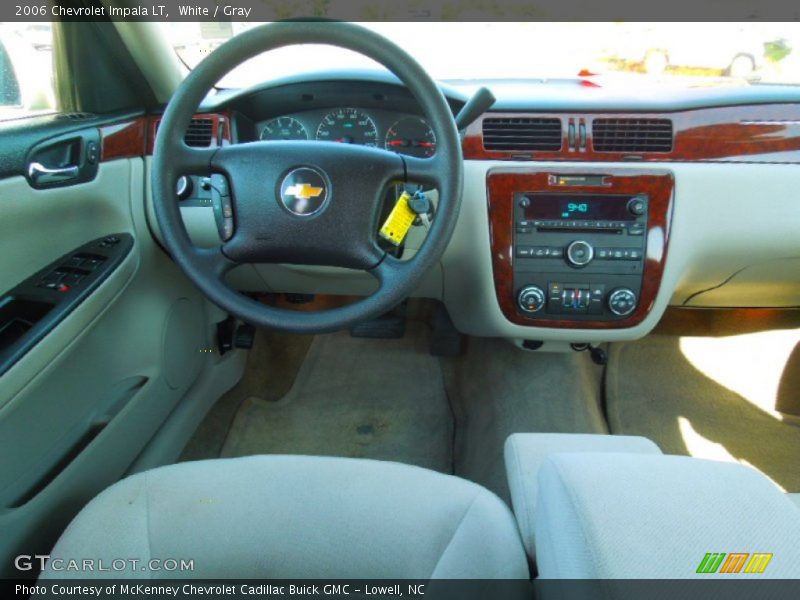 White / Gray 2006 Chevrolet Impala LT