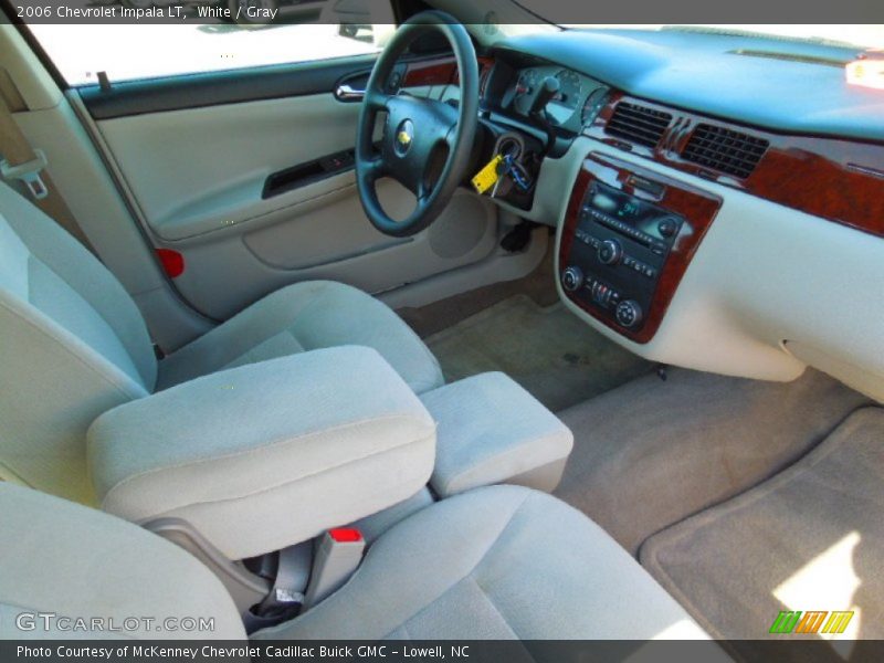 White / Gray 2006 Chevrolet Impala LT