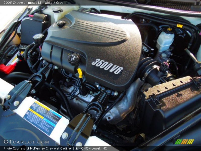 White / Gray 2006 Chevrolet Impala LT
