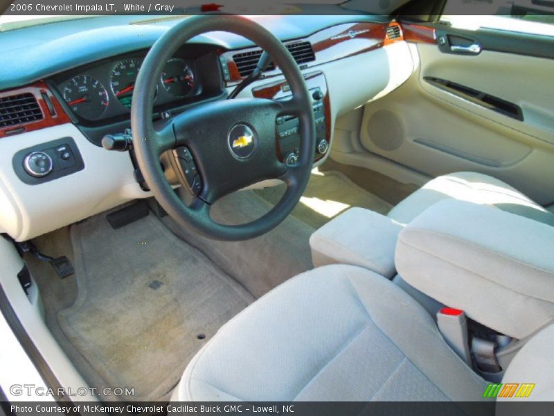 White / Gray 2006 Chevrolet Impala LT