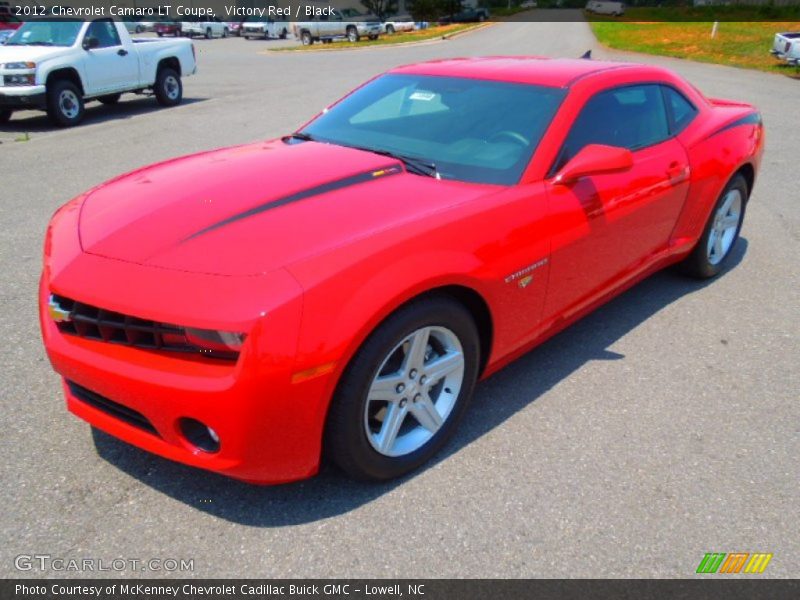 Victory Red / Black 2012 Chevrolet Camaro LT Coupe