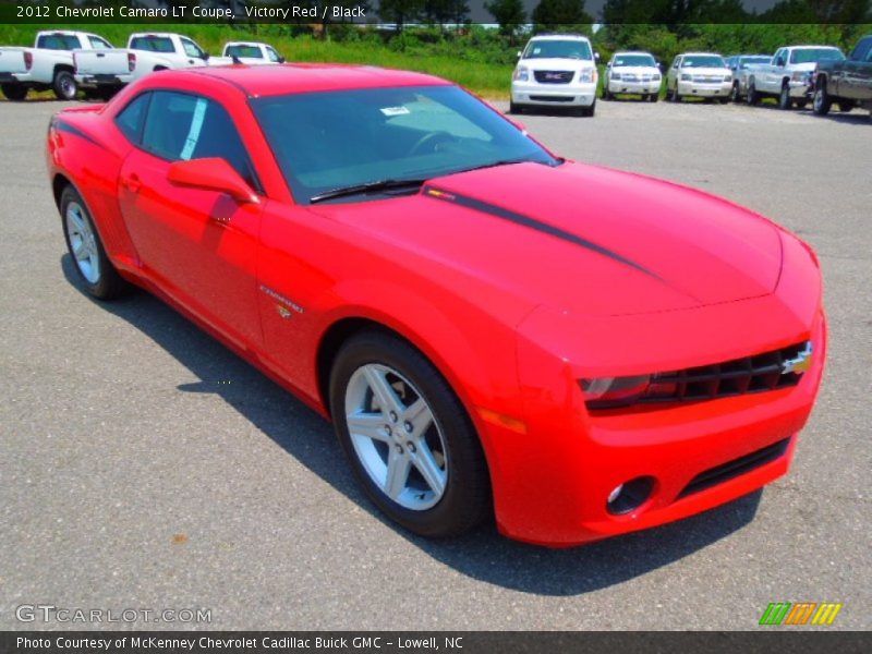 Victory Red / Black 2012 Chevrolet Camaro LT Coupe