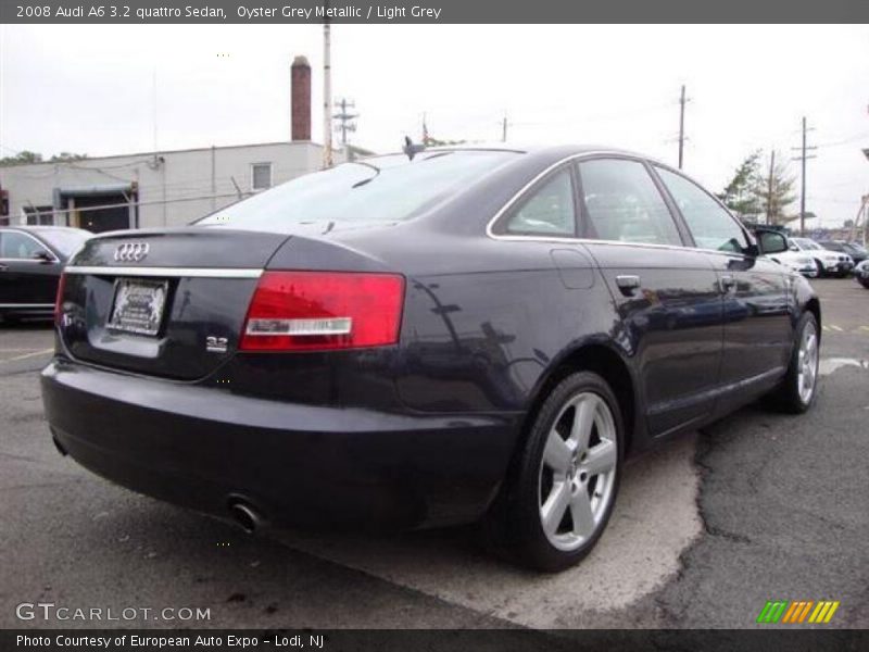 Oyster Grey Metallic / Light Grey 2008 Audi A6 3.2 quattro Sedan
