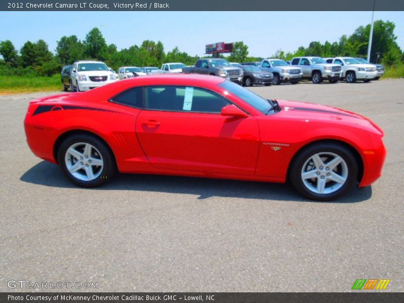 Victory Red / Black 2012 Chevrolet Camaro LT Coupe