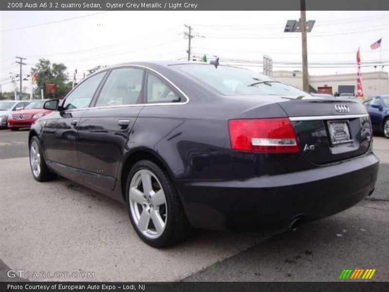 Oyster Grey Metallic / Light Grey 2008 Audi A6 3.2 quattro Sedan