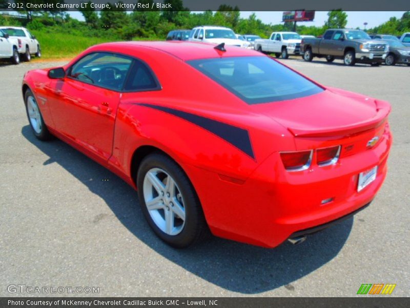 Victory Red / Black 2012 Chevrolet Camaro LT Coupe