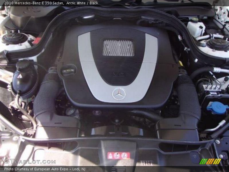 Arctic White / Black 2010 Mercedes-Benz E 350 Sedan
