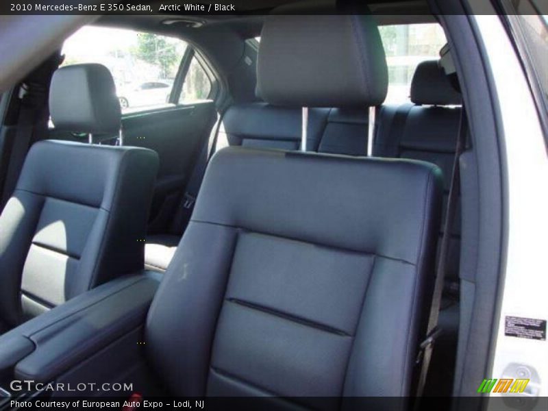 Arctic White / Black 2010 Mercedes-Benz E 350 Sedan