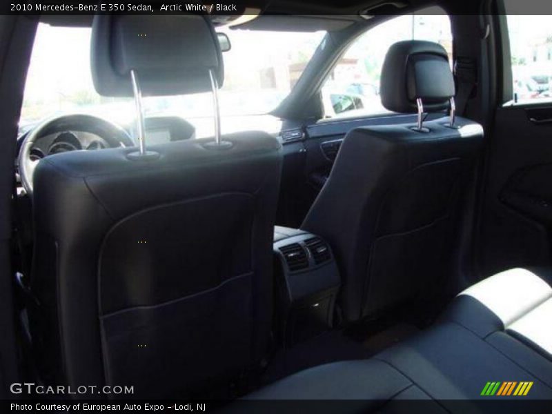 Arctic White / Black 2010 Mercedes-Benz E 350 Sedan