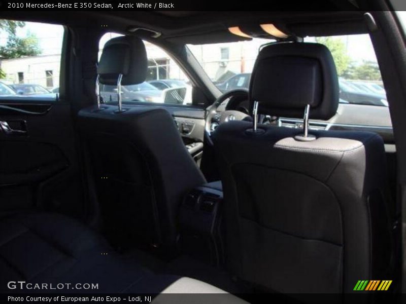 Arctic White / Black 2010 Mercedes-Benz E 350 Sedan