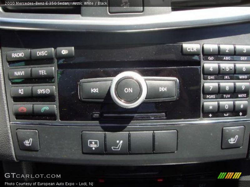 Arctic White / Black 2010 Mercedes-Benz E 350 Sedan