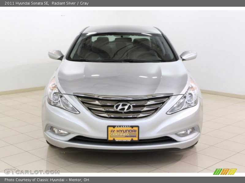Radiant Silver / Gray 2011 Hyundai Sonata SE