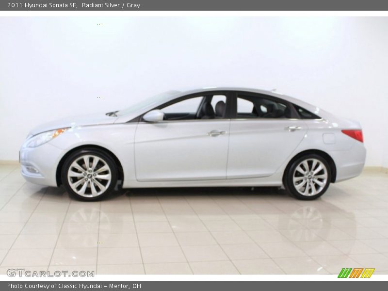 Radiant Silver / Gray 2011 Hyundai Sonata SE