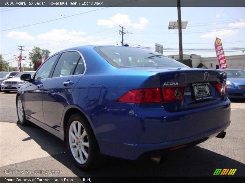 Royal Blue Pearl / Ebony Black 2006 Acura TSX Sedan