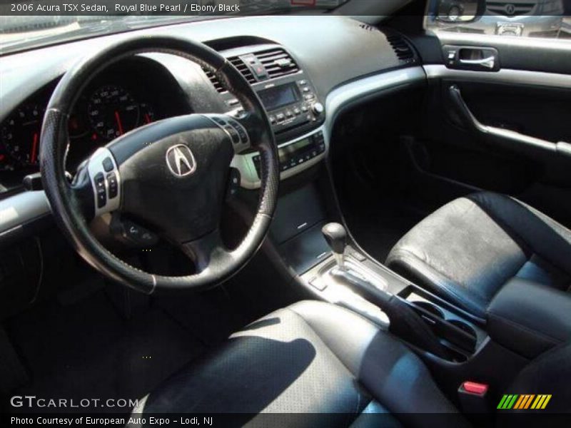 Royal Blue Pearl / Ebony Black 2006 Acura TSX Sedan