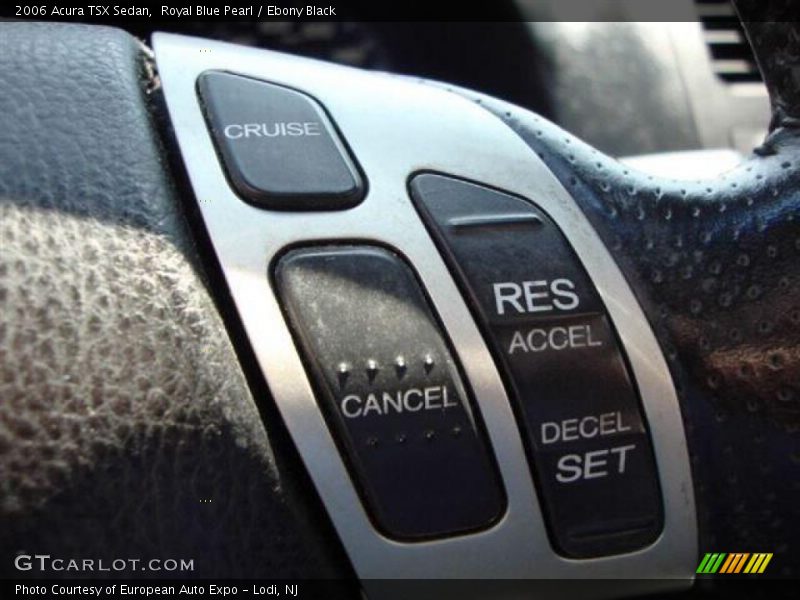 Royal Blue Pearl / Ebony Black 2006 Acura TSX Sedan