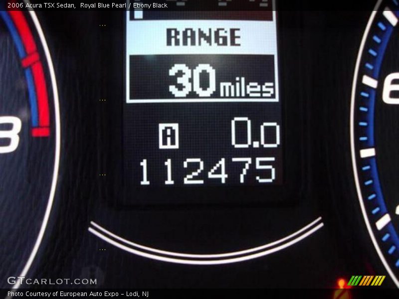 Royal Blue Pearl / Ebony Black 2006 Acura TSX Sedan