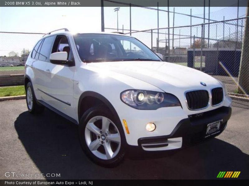 Alpine White / Black 2008 BMW X5 3.0si
